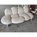 Trzy Seaters „Cipria” Sofa Sofa Meble